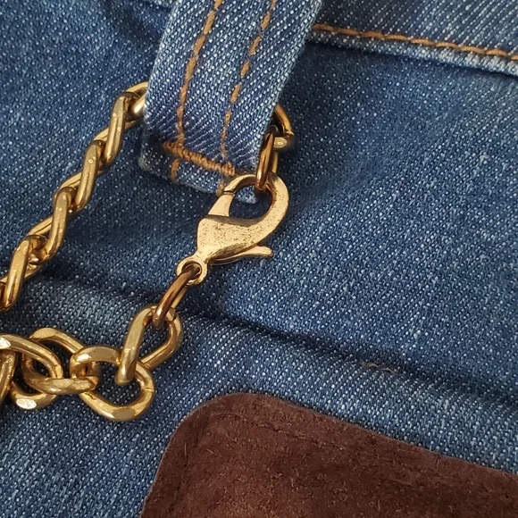 Dittos A-line Retro 70s Style Denim Skirt 28 Festival Boho Hippie Made in USA - Picture 8 of 16